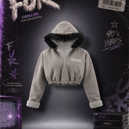 Fur Hoodie - Image 3