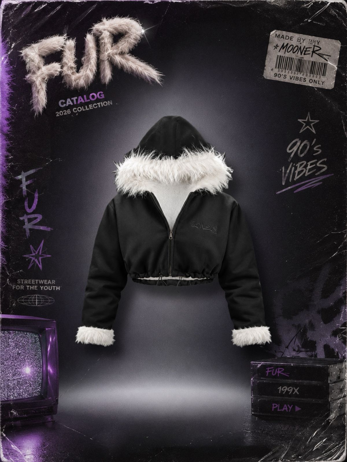 Fur Hoodie - Image 2